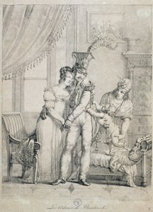 Farewell of Joseph Poniatowski by Charles Lasteyrie du Saillant